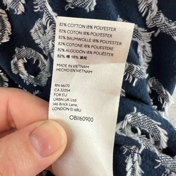 Maeve Lisanne Textured Dot Sleeveless Pocket Dress Size M - Picture 7 of 8